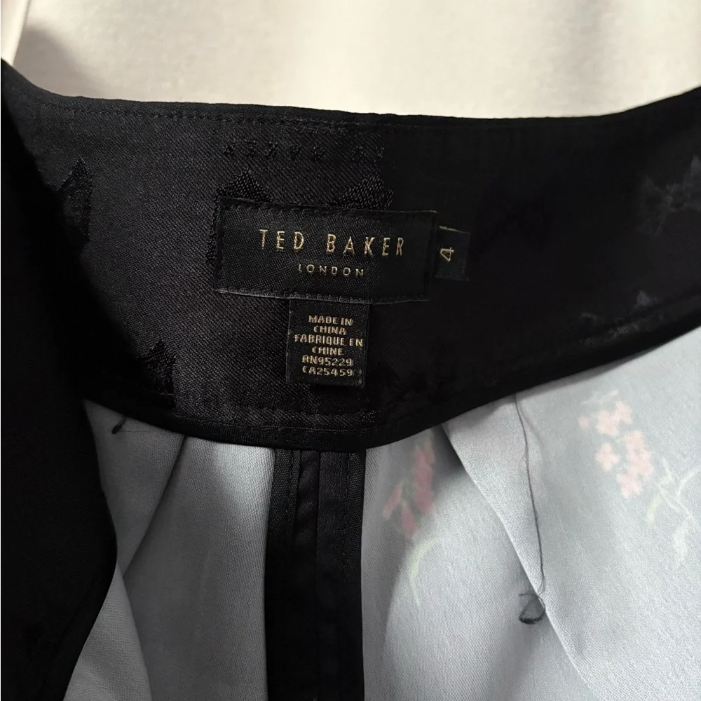 Ted Baker Kaytii Floral Florence Culottes Pants size 4 aka 10 - Picture 8 of 9